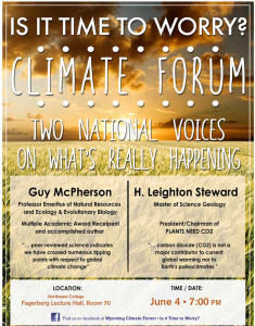 Wyoming debate flyer